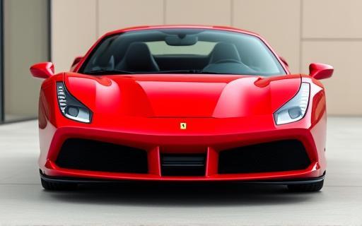 Red Ferrari 488 Spider