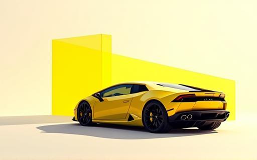 Yellow Lamborghini Huracan